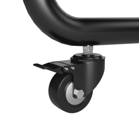 Support TV à roulettes Hama pour téléviseurs jusqu'à 100 pouces - Poids maximal 80 kg - VESA 1000 x 600 mm - Hauteur réglable -