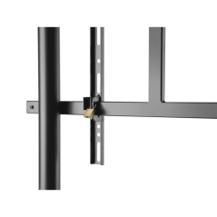 Support TV à roulettes Hama pour téléviseurs jusqu'à 100 pouces - Poids maximal 80 kg - VESA 1000 x 600 mm - Hauteur réglable -