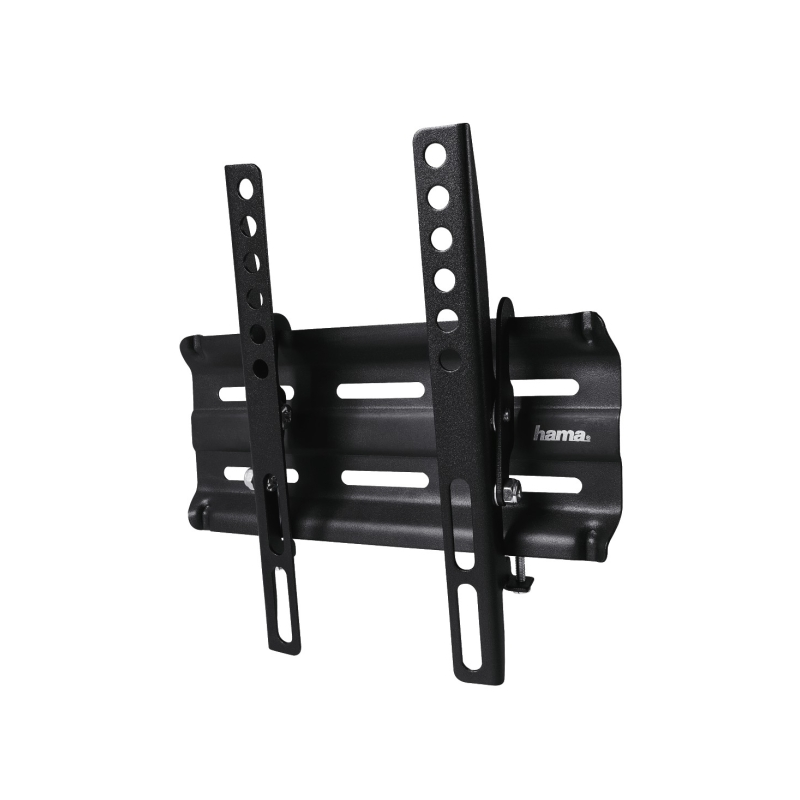 Support mural fixe Hama pour téléviseurs jusqu'à 48 pouces - Poids maximal : 25 kg - Inclinable - VESA 200 x 200 mm - Noir