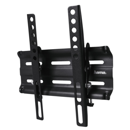 Support mural fixe Hama pour téléviseurs jusqu'à 48 pouces - Poids maximal : 25 kg - Inclinable - VESA 200 x 200 mm - Noir