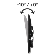 Support mural fixe Hama pour téléviseurs jusqu'à 48 pouces - Poids maximal : 25 kg - Inclinable - VESA 200 x 200 mm - Noir