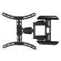 Support mural fixe Hama pour téléviseurs jusqu'à 65 pouces - Poids maximal : 35 kg - VESA 400 x 400 mm - Acier - Gestion des câb