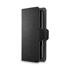 Étui à rabat universel Hama Essential pour smartphones jusqu'à 6,1 pouces (7,5 x 15,3 cm) - Fermeture magnétique - Cuir - Noir