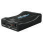 Convertisseur analogique-numérique Hama Essential - Full HD - Câble de 0,74 m - Péritel - HDMI - 8,8 x 2,5 x 5,7 cm - Noir