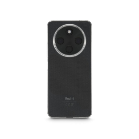 Coque Hama Always Clear pour Xiaomi Redmi 14C - Antidérapante - Polyuréthane thermoplastique - Bords surélevés - Transparente