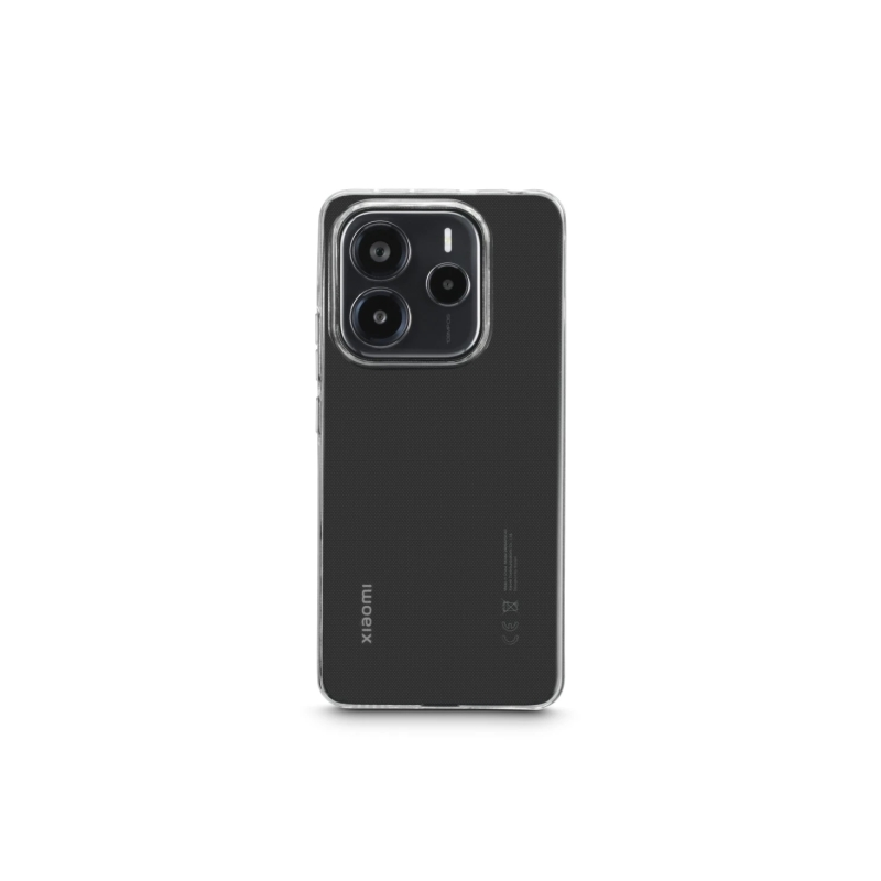 Coque Hama Always Clear pour Xiaomi Redmi Note 14 5G - Antidérapante - Anti-jaunissement - Polyuréthane thermoplastique - Bords