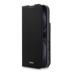 Étui Hama Daily Protect pour iPhone 16 - Fermeture magnétique - Antidérapant - Anti-traces de doigts - Polyuréthane thermoplasti