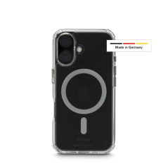 Coque Hama Extreme Protect pour iPhone 16 - Magnétique - Antidérapante - Polycarbonate - Protection D3O - Bords surélevés - Tran