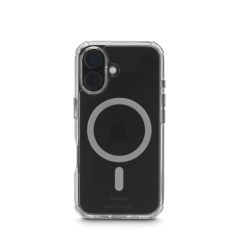Coque Hama Extreme Protect pour iPhone 16 - Magnétique - Antidérapante - Polycarbonate - Protection D3O - Bords surélevés - Tran