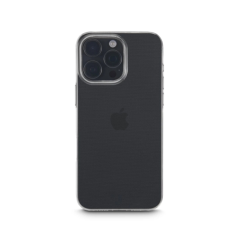 Coque Hama Always Clear pour iPhone 16 Pro - Antidérapante - Anti-jaunissement - Polyuréthane thermoplastique - Bords surélevés