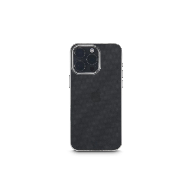 Coque Hama Always Clear pour iPhone 16 Pro - Antidérapante - Anti-jaunissement - Polyuréthane thermoplastique - Bords surélevés