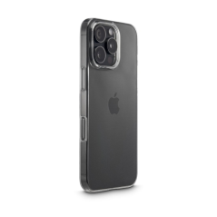 Coque Hama Always Clear pour iPhone 16 Pro - Antidérapante - Anti-jaunissement - Polyuréthane thermoplastique - Bords surélevés