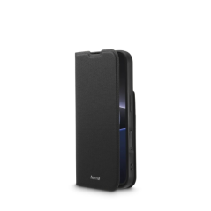 Étui Hama Daily Protect pour iPhone 16 Pro - Antidérapant - Fermeture magnétique - Résistant aux traces de doigts - Polyuréthane