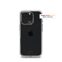 Coque Hama Extreme Protect pour iPhone 16 Pro - Antidérapante - Polycarbonate - Protection D3O - Bords surélevés - Transparente