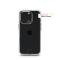 Coque Hama Extreme Protect pour iPhone 16 Pro - Antidérapante - Polycarbonate - Protection D3O - Bords surélevés - Transparente