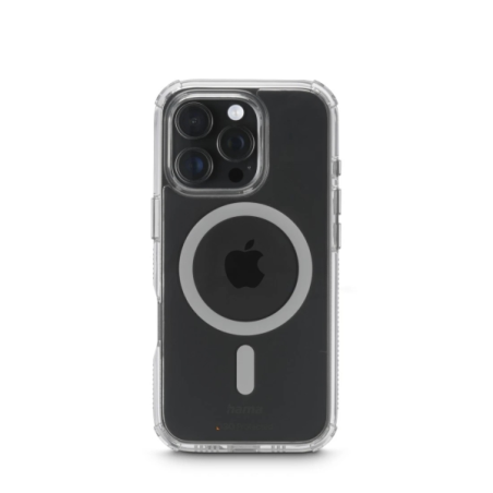 Coque Hama Extreme Protect pour iPhone 16 Pro - Magnétique - Antidérapante - Polycarbonate - Protection D3O - Bords surélevés -