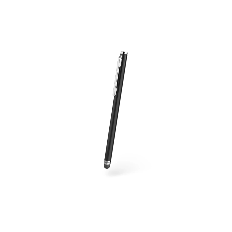 Stylet numérique Hama Easy pour tablettes et smartphones - Corps en aluminium - Longueur : 106 mm - Clip intégré - Noir