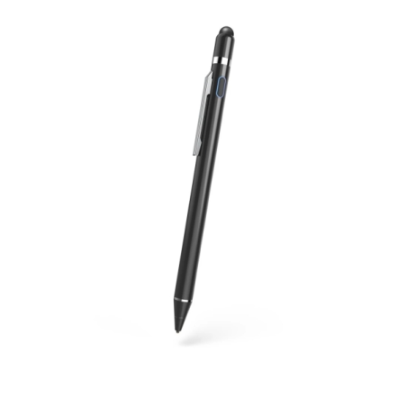 Stylet numérique Hama Pro pour tablettes - Jusqu'à 18 heures d'autonomie - Pointe fine de 1,5 mm - Corps en aluminium - Embout e