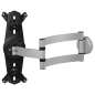 Support mural Hama pour tablettes de 7 à 11 pouces - Capacité de 1 kg - Fonction rotative - Aluminium - Noir et argent