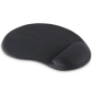 Tapis de souris Hama Ergo - Ergonomique - Base antidérapante - Mousse à mémoire de forme - 21,5 x 25,5 x 2,1 cm - Noir