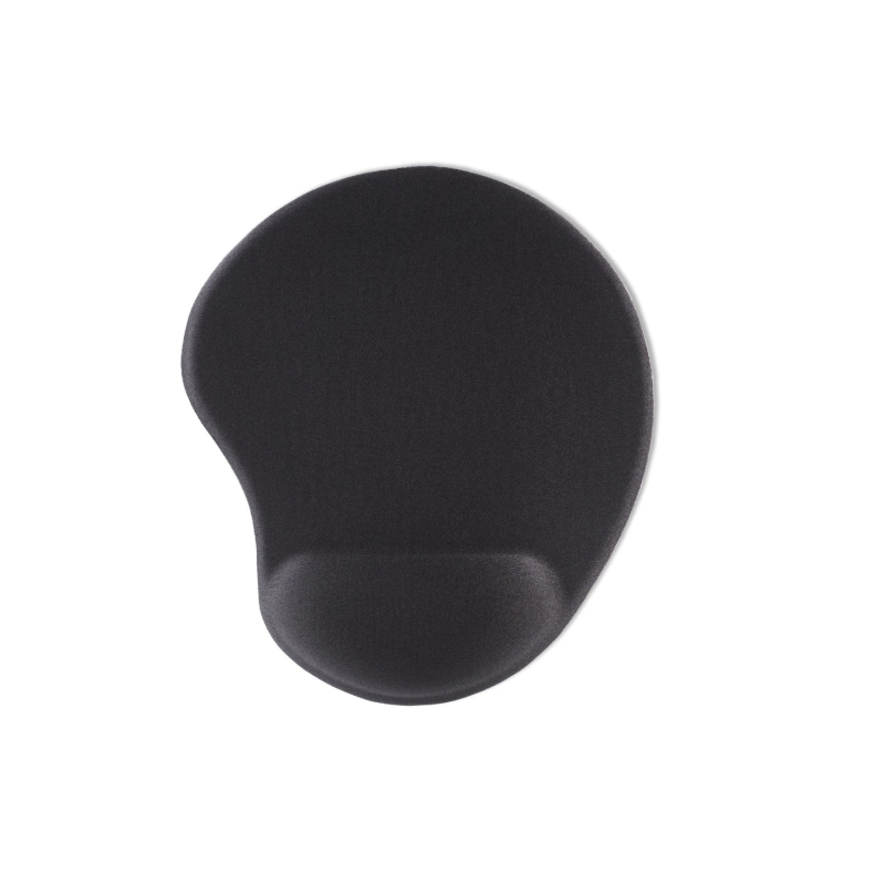 Tapis de souris Hama Ergo Mini - Ergonomique - Base antidérapante - Mousse à mémoire de forme - 20 x 23 x 2,1 cm - Noir