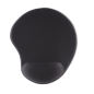 Tapis de souris Hama Ergo Mini - Ergonomique - Base antidérapante - Mousse à mémoire de forme - 20 x 23 x 2,1 cm - Noir