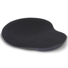 Tapis de souris Hama Ergo Mini - Ergonomique - Base antidérapante - Mousse à mémoire de forme - 20 x 23 x 2,1 cm - Noir