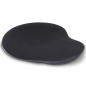 Tapis de souris Hama Ergo Mini - Ergonomique - Base antidérapante - Mousse à mémoire de forme - 20 x 23 x 2,1 cm - Noir