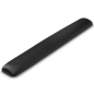 Repose-poignets ergonomique Hama pour clavier - Lycra - Réduit la fatigue - Mousse viscoélastique - 493 x 70 x 22 mm - Noir