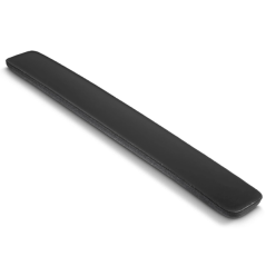 Repose-poignets ergonomique Hama pour clavier - Lycra - Réduit la fatigue - Mousse viscoélastique - 493 x 70 x 22 mm - Noir