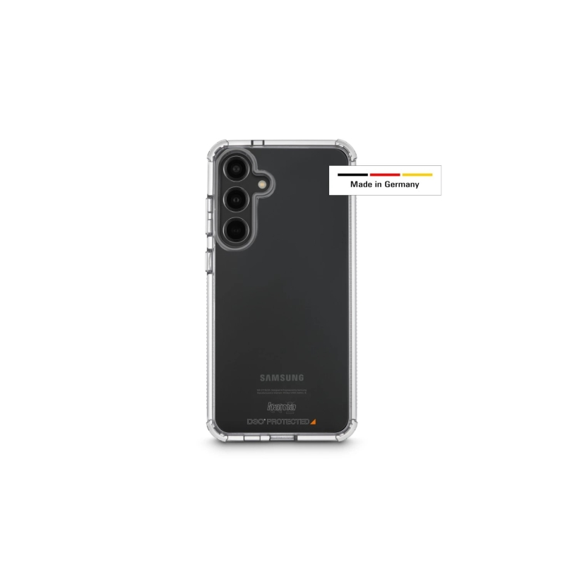 Coque Hama Extreme Protect pour Samsung Galaxy S24 - Antidérapante - Polycarbonate - Protection D3O - Bords surélevés - Transpar