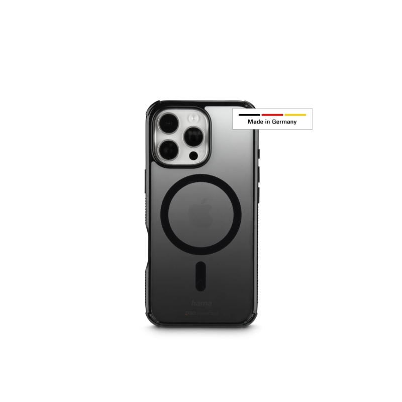 Coque Hama Extreme Protect pour iPhone 16 Pro - Magnétique - Antidérapante - Polycarbonate - Protection D3O - Bords surélevés -