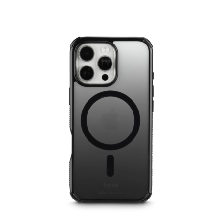 Coque Hama Extreme Protect pour iPhone 16 Pro - Magnétique - Antidérapante - Polycarbonate - Protection D3O - Bords surélevés -