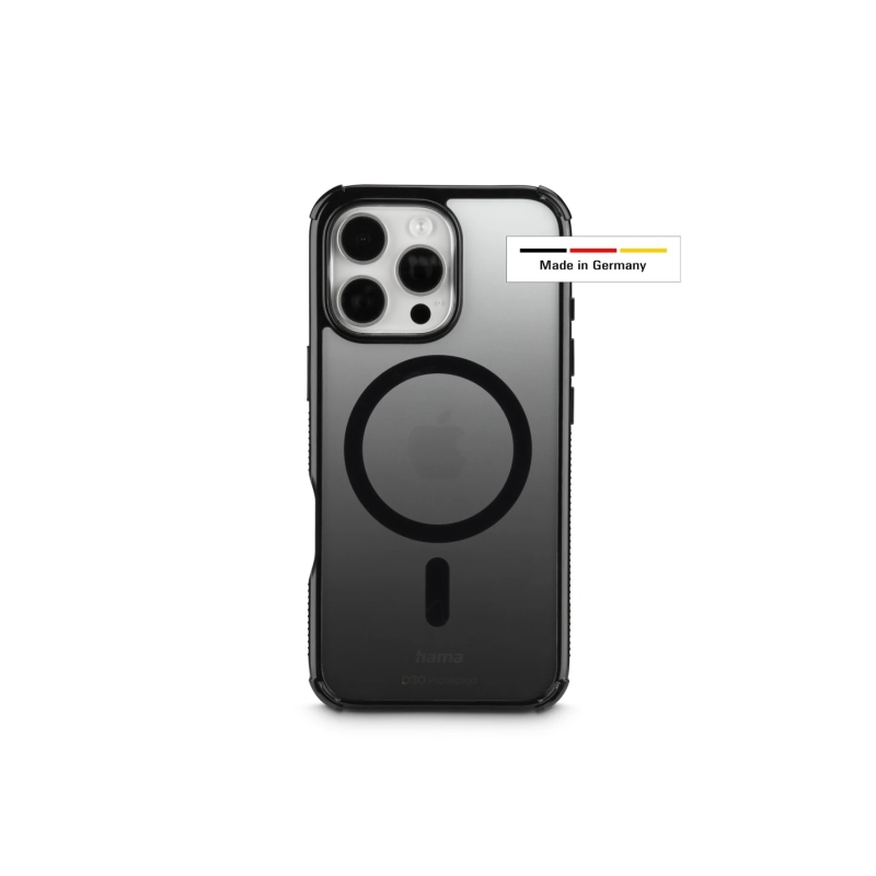 Coque Hama Extreme Protect pour iPhone 16 Pro Max - Magnétique - Antidérapante - Polycarbonate - Protection D3O - Bords surélevé