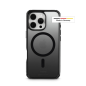 Coque Hama Extreme Protect pour iPhone 16 Pro Max - Magnétique - Antidérapante - Polycarbonate - Protection D3O - Bords surélevé