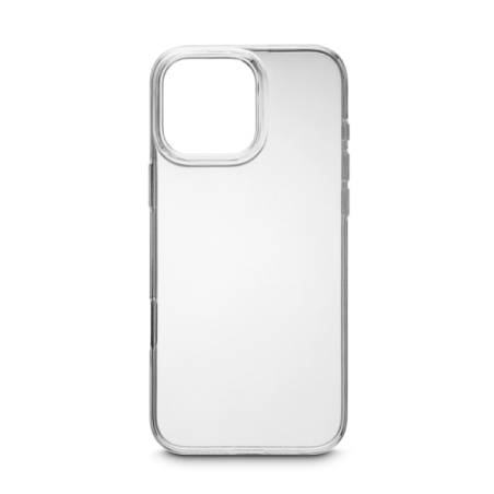 Coque Hama Always Clear pour iPhone 16 Pro Max - Antidérapante - Polyuréthane thermoplastique - Bords surélevés - Transparente
