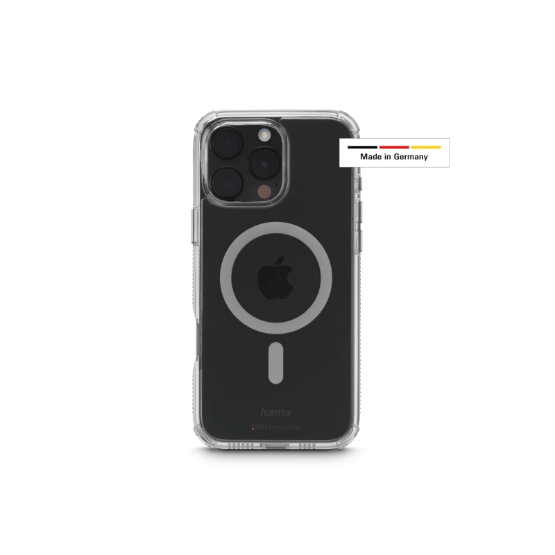Coque Hama Extreme Protect pour iPhone 16 Pro Max - Antidérapante - Magnétique - Polycarbonate - Protection D3O - Bords surélevé