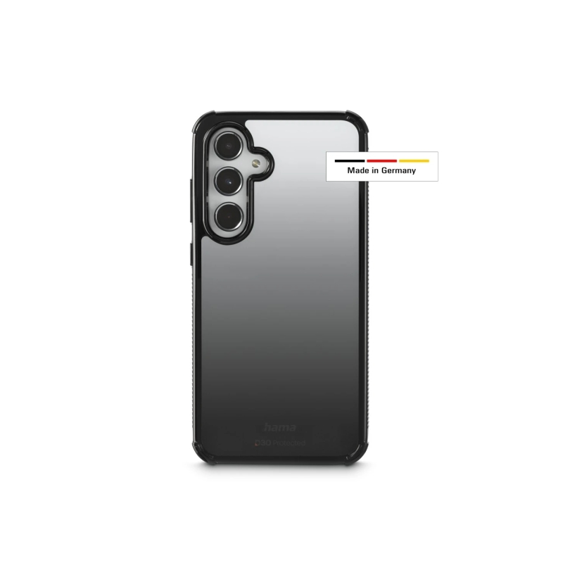 Coque Hama Extreme Protect pour Samsung Galaxy S24 - Antidérapante - Polycarbonate - Protection D3O - Bords surélevés - Noire