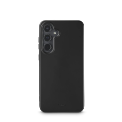 Coque Hama Fantastic Feel pour Samsung Galaxy S24 - Polyuréthane thermoplastique - Bords surélevés - Noir
