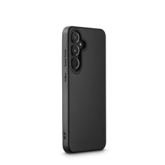 Coque Hama Fantastic Feel pour Samsung Galaxy S24 - Polyuréthane thermoplastique - Bords surélevés - Noir