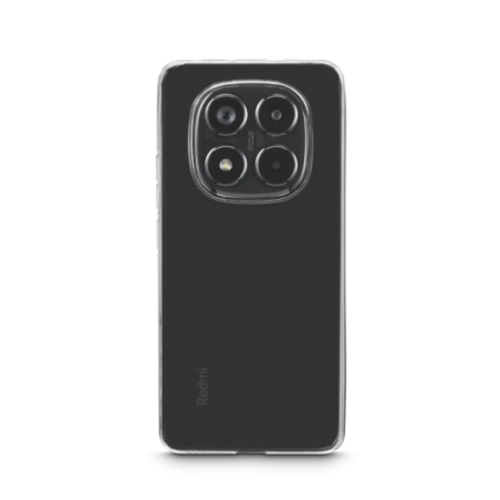 Coque Hama Always Clear pour Xiaomi Redmi Note 14 Pro 5G - Antidérapante - Polyuréthane thermoplastique - Bords surélevés - Tran