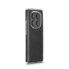 Coque Hama Always Clear pour Xiaomi Redmi Note 14 Pro 5G - Antidérapante - Polyuréthane thermoplastique - Bords surélevés - Tran