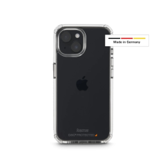 Coque Hama Extreme Protect pour iPhone 15 - Antidérapante - Polycarbonate - Protection D3O - Bords surélevés - Transparente