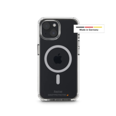 Coque Hama Extreme Protect pour iPhone 15 - Antidérapante - Magnétique - Polycarbonate - Protection D3O - Bords surélevés - Tran