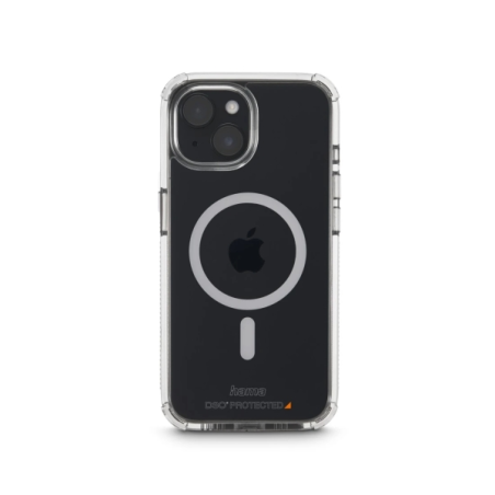 Coque Hama Extreme Protect pour iPhone 15 - Antidérapante - Magnétique - Polycarbonate - Protection D3O - Bords surélevés - Tran