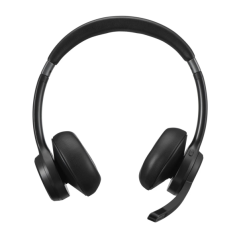 Casque Hama BT700 avec microphone omnidirectionnel flexible - Bluetooth - Arceau réglable - Portée de 10 m - Chargement USB-C -