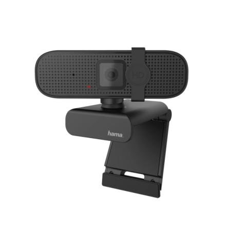 Webcam Hama C-400 HD 1080p - Câble de 1,8 m - USB-A 2.0 - Microphone intégré - Protection anti-espion - Indicateur LED - Mode UV
