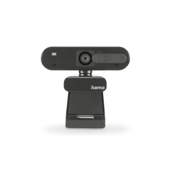 Webcam Hama C-600 Pro HD 1080p - Câble de 1,8 m - USB-A 2.0 - Microphone intégré - Protection anti-espion - Indicateur LED - Mod