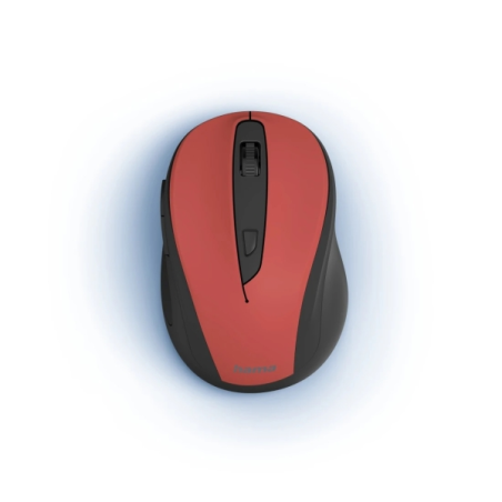 Souris optique sans fil Hama MW-400 V2 pour droitiers - 1600 dpi - Ergonomique - Portée de 10 m - USB-A RF 2,4 GHz - 6 boutons -