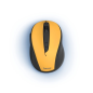 Souris optique sans fil Hama MW-400 V2 pour droitiers - 1600 dpi - Ergonomique - Portée de 10 m - USB-A RF 2,4 GHz - 6 boutons -